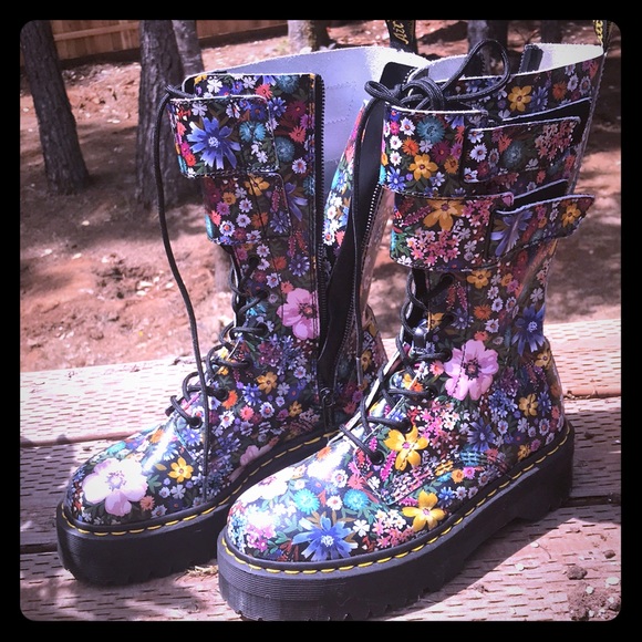 Dr. Martens Shoes - Floral Doc Martens boots